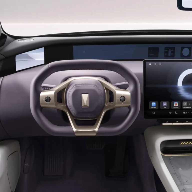 AVATR 12 steering wheel