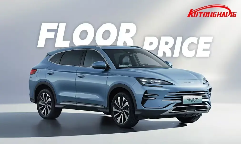 Byd a blue SUV