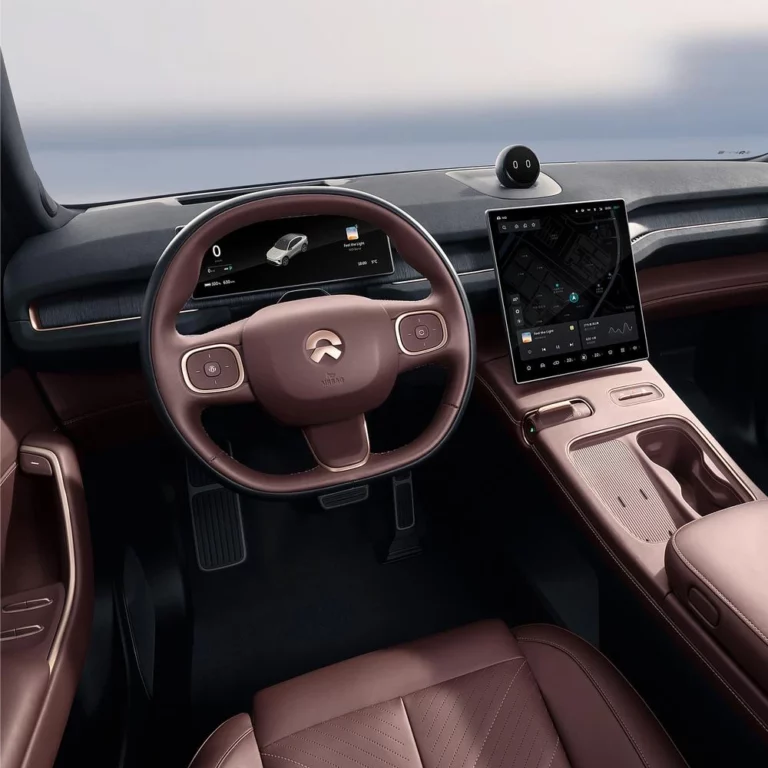 NIO EC7 driver view