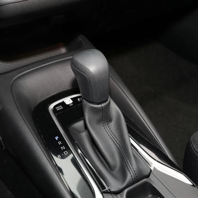 Toyota Corolla central console shifter area