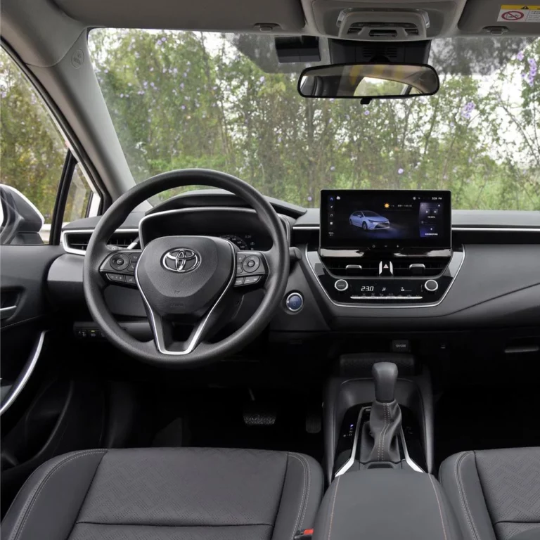 Toyota Levin driver's view