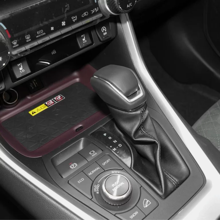 Toyota RAV4 center console shifter area