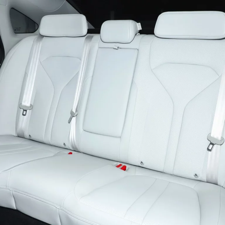 Xpeng P5 back seats