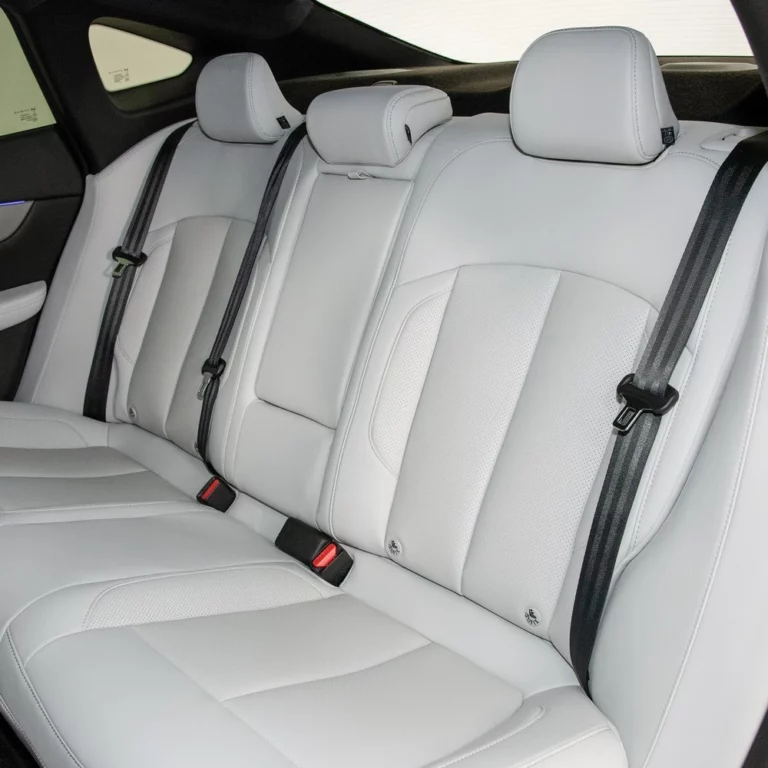 Xpeng P7 back seats